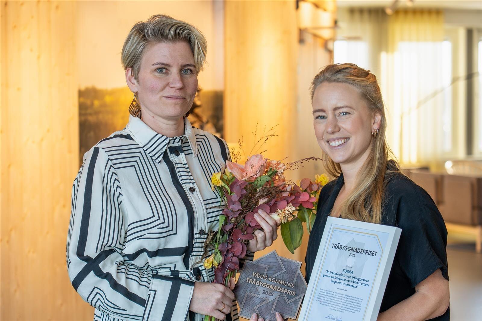 Södra tilldelas Växjö kommuns Träbyggnadspris 2025